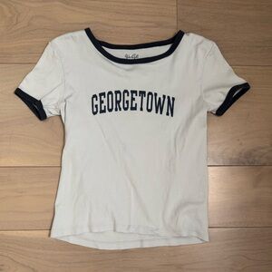 Brandy Melville Georgetown Light Blue Shirt